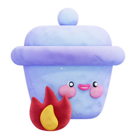 Cooking Pot  3D Icon