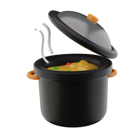 Cooking Pot  3D Icon