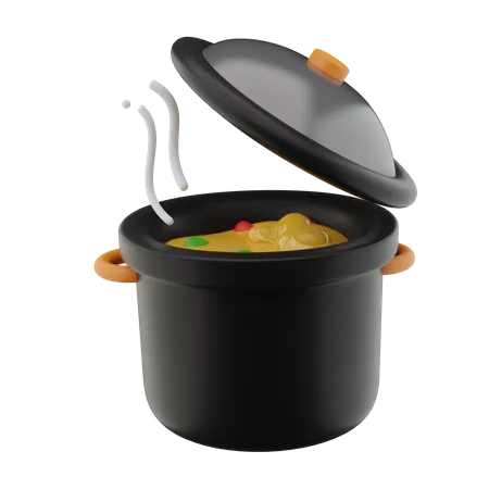 Cooking Pot  3D Icon