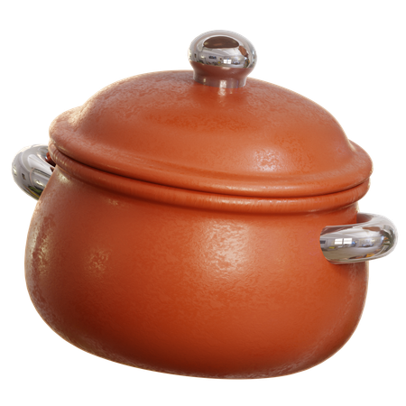 Cooking Pot  3D Icon