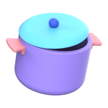 Cooking Pot  3D Illustration