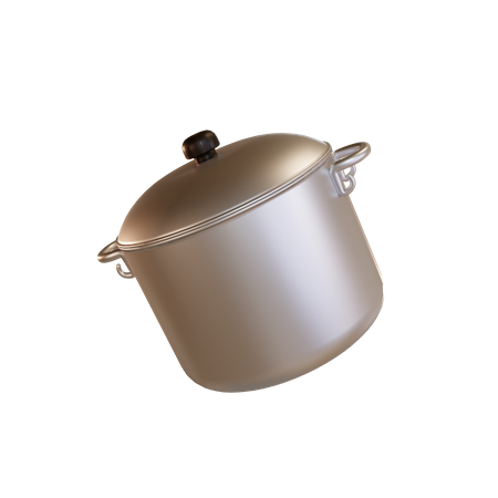 Cooking Pot  3D Illustration