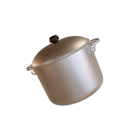 Cooking Pot 3D Illustration