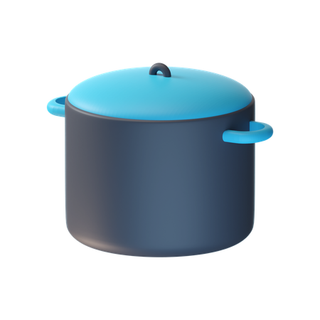 Cooking Pot 3D Illustration