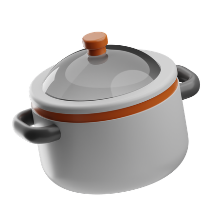 Cooking Pot  3D Icon