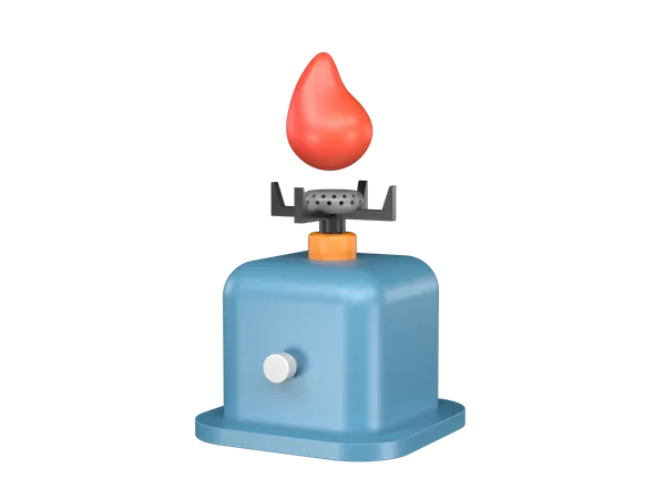 Cooking Stove 3D Illustration