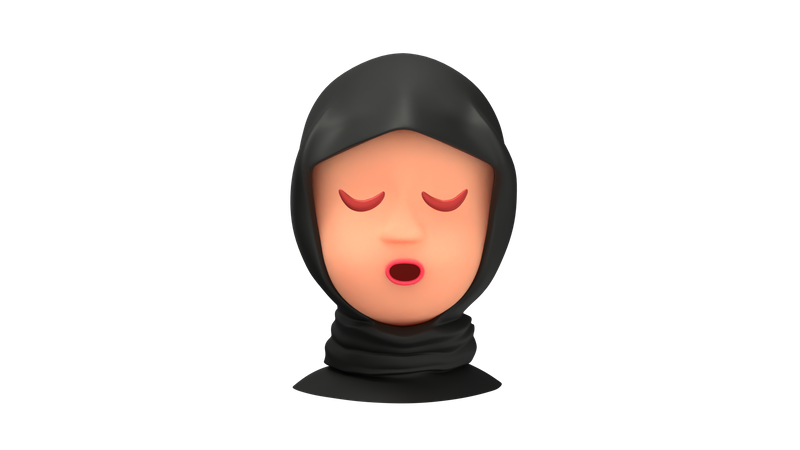 Cool Arab Woman emoji  3D Icon