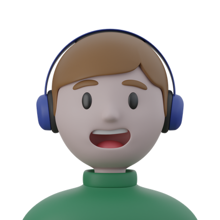 Cool Boy  3D Icon