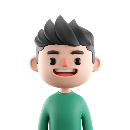 Cool Boy  3D Icon