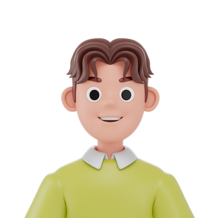 Cool Boy  3D Icon