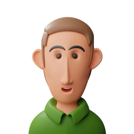Cool boy avatar  3D Icon