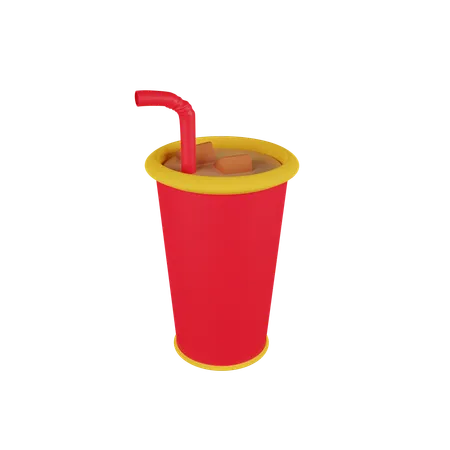 Cool drink  3D Icon