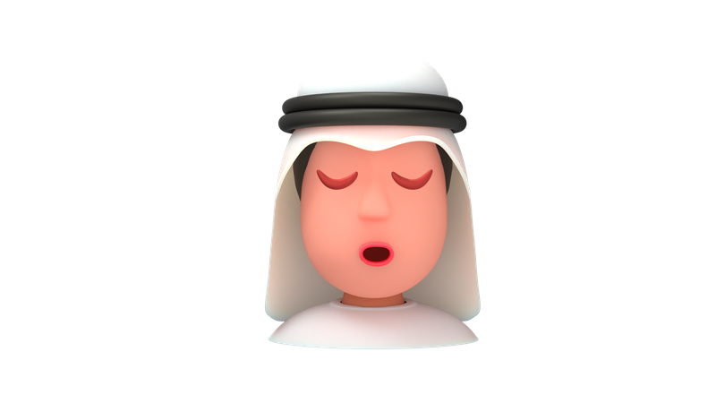 Cool Emirate Man  3D Emoji