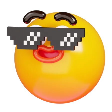 Cool Emoji  3D Icon