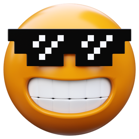 Cool Emoji  3D Icon