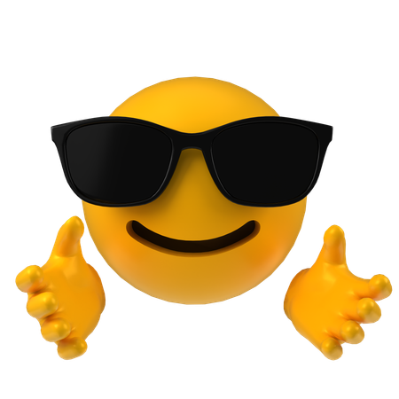 Cool Emoji  3D Icon