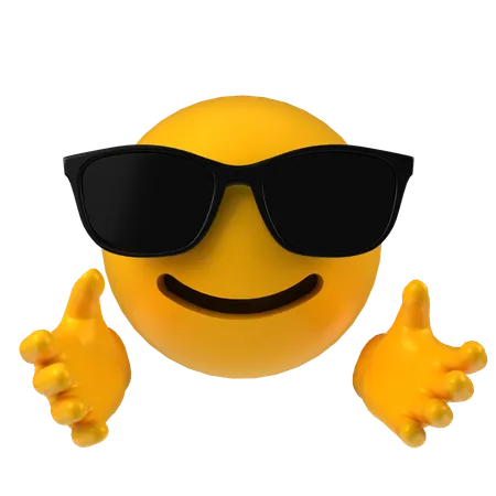 Cool Emoji  3D Icon