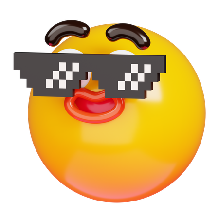 Cool Emoji  3D Icon