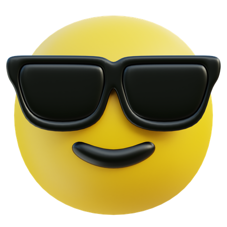 Cool Emoji  3D Icon