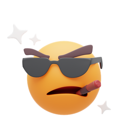 Cool Emoji  3D Icon