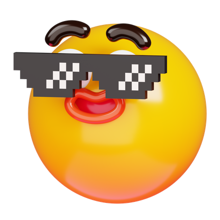 Cool Emoji  3D Icon