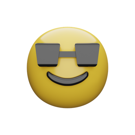 Cool Emoji 3D Illustration