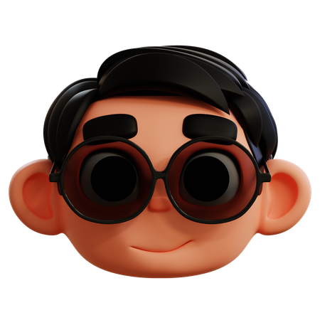 Cool Emoji D  3D Icon