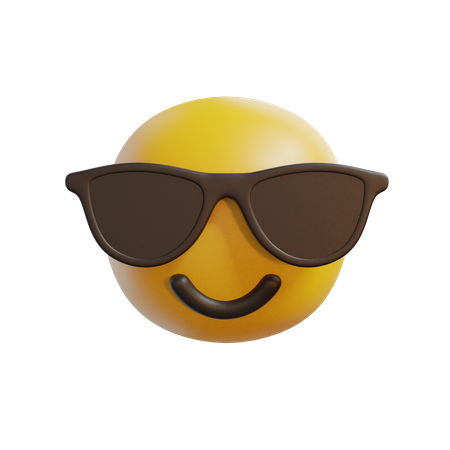 Cool Face  3D Icon