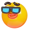 Cool Face with Sunglasses