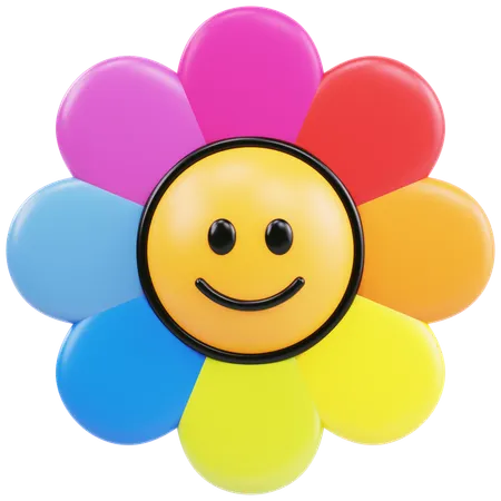 Cool Flower  3D Icon