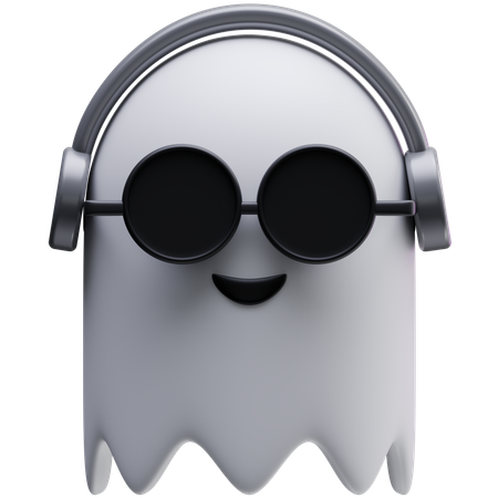 Cool Ghost  3D Icon