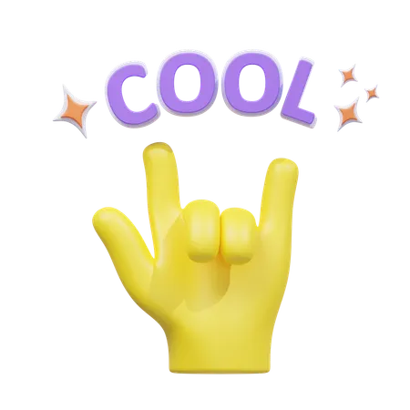 Cool Hand Gesture  3D Icon