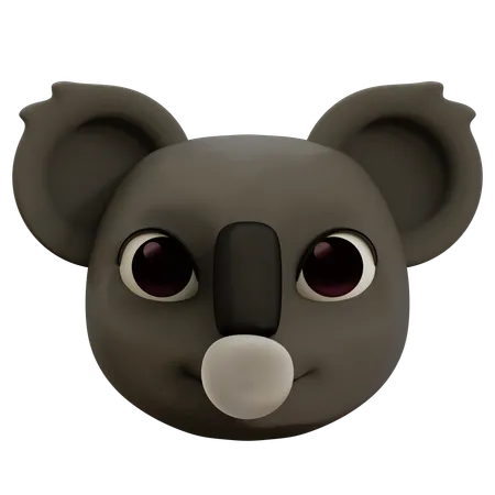Cool Koala Emoji  3D Icon