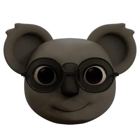 Cool Koala Emoji  3D Icon