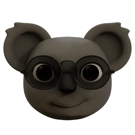 Cool Koala Emoji  3D Icon