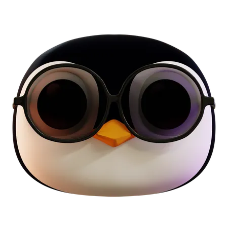 Pingüino lindo genial  3D Icon