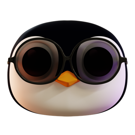 Cool et mignon pingouin  3D Icon