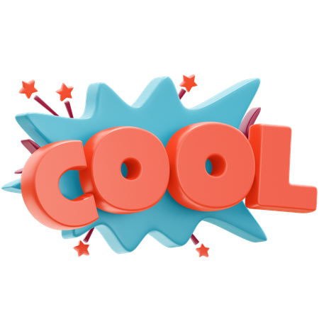 Cool Sticker  3D Icon