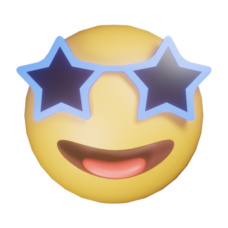 Cool Sunglasses Emoji  3D Icon