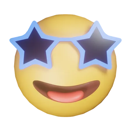 Cool Sunglasses Emoji  3D Icon