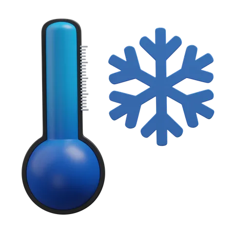 Cool Temperature  3D Icon