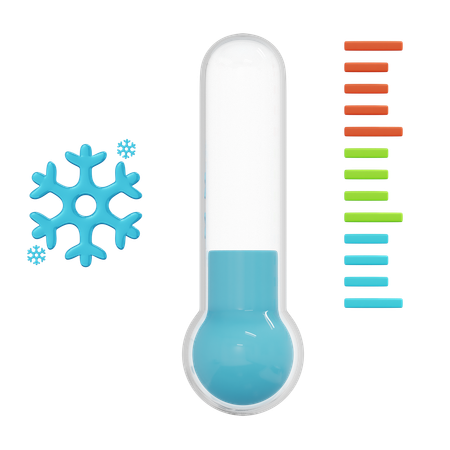 Cool Temperature  3D Icon