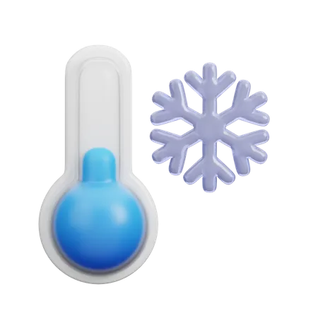 Cool Thermometer  3D Icon