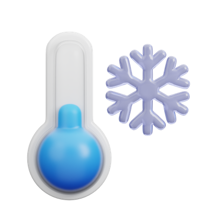Cool Thermometer  3D Icon