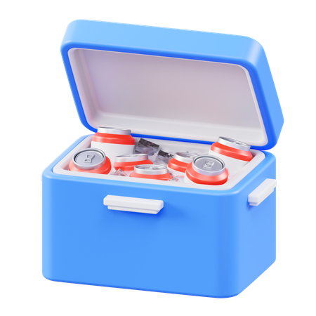 Cooler Box  3D Icon
