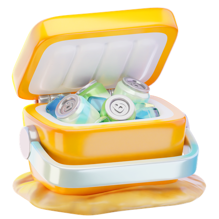 Cooler Box  3D Icon