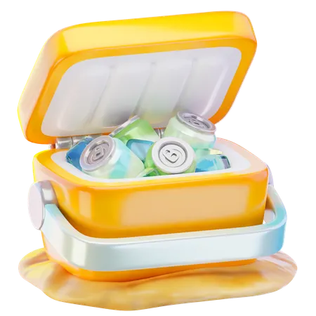 Cooler Box  3D Icon
