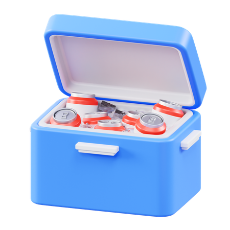 Cooler Box  3D Icon