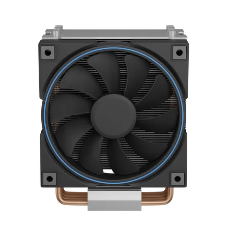 Cooler with radiator  3D Icon