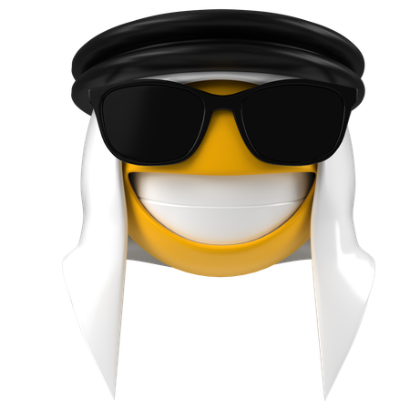 Cooles Emoji  3D Icon